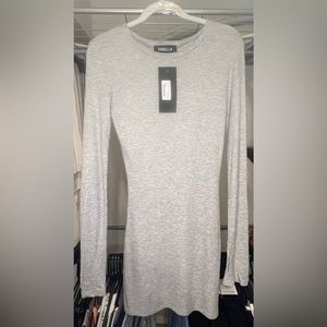 Sorella L Grey Longsleeve Tshirt Dress